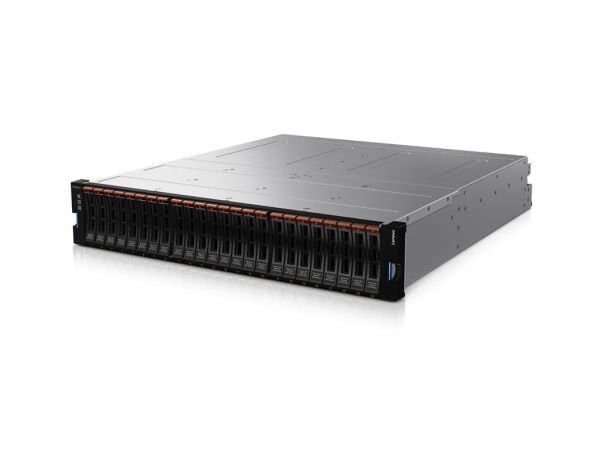 Lenovo Storage V3700 V2 SFF Control Enclosure - Harddiskarray - 24 brønner (SAS-3) - iSCSI (1 GbE) (ekstern) - kan monteres i rack - 2U - TopSeller