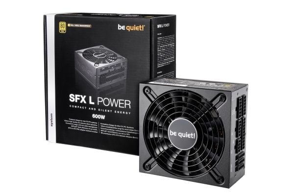 be quiet! SFX L Power - ATX12V 2.4/EPS12V - 80 PLUS Bronze - AC 100-240 V - 600 Watt