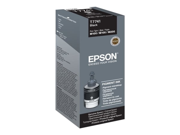 Epson T7741 - 140 ml - svart - original - blekkrefill - for Epson L1455, L605, L655, M100