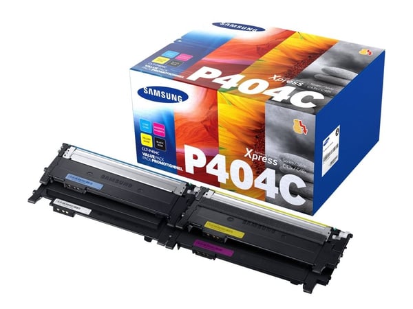 Samsung CLT-P404C Toner Rainbow Kit - 4 pakker - sort, gul, cyan, magenta - original - tonerpatron - for Xpress C430W, C480, C480FN, C480FW, C480W ...
