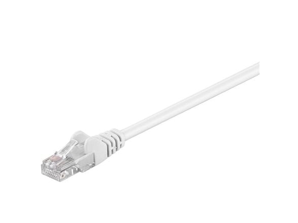 Goobay CAT 5-700 UTP White 7m, 7 m, Hvit