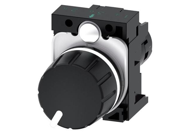 Siemens 3SU12002PW101AA0 3SU1200-2PW10-1AA0 Pyörivä potentiometri 2,2 kΩ 1 kpl