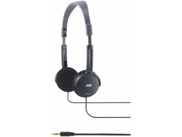 JVC HA-L50-B - Hörlurar - på örat - kabelansluten - 3,5 mm kontakt - svart