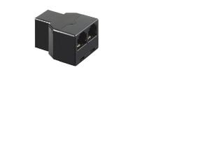 MicroConnect - Telefonadapter - RJ-11 hunn til RJ-11 hunn - svart