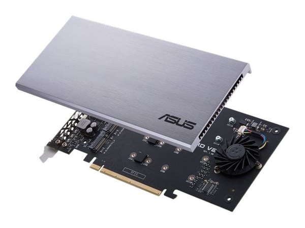ASUS HYPER M.2 X16 CARD V2 - Gränssnittsadapter - M.2 - Expansionsplats till M.2 - M.2-kort - PCIe 3.0 x16