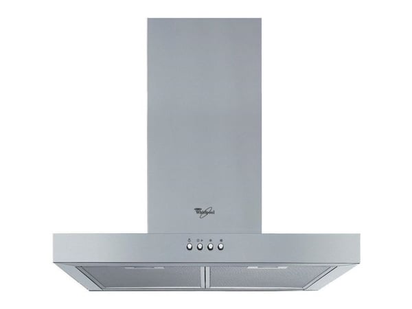 Whirlpool AKR 558/3 IX - Panser - skorsteinsflat - bredde: 59.8 cm - dybde: 45 cm - extraction & recirculation (with additional extraction kit) - r...