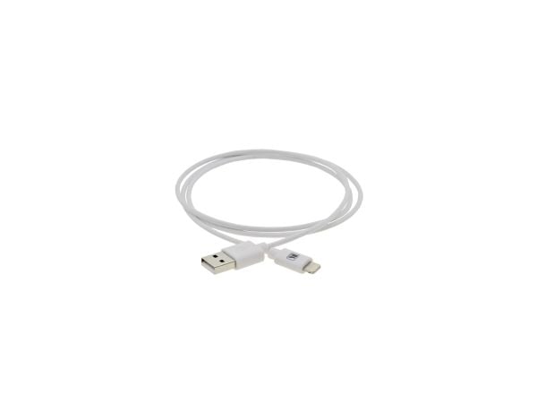 Kramer Electronics C-UA/LTN/WH-3, 0,9 m, Lightning, USB A, Valkoinen, Suora, Suora