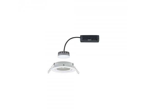Paulmann 938.76, Innsunket spotlight, 1 ampuller, LED, 2700 K, 425 lm, Hvit