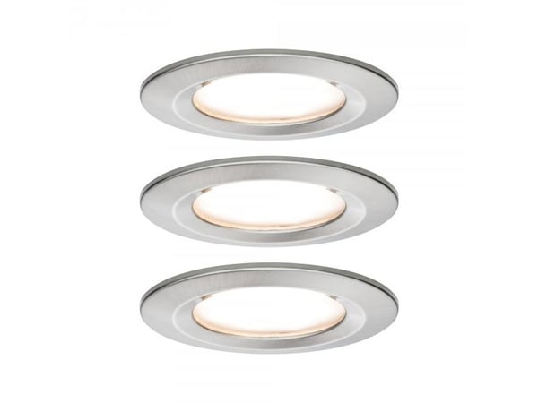 Paulmann 934.94, Indbygget lysplade, 3 pære(r ), LED, 2700 K, 460 lm, Metallinen