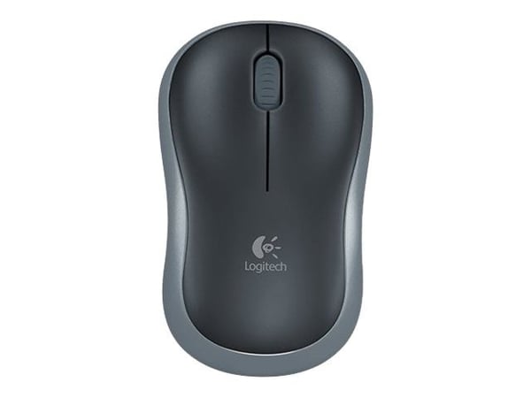 Logitech M185 - Mus - optisk - trådlös - 2.4 GHz - trådlös USB-mottagare - grå