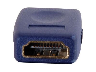 C2G Velocity HDMI Coupler - HDMI-kobler - HDMI hunn til HDMI hunn - blå