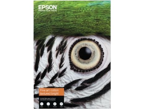 Epson Fine Art - Bomull - matt - 515 mikroner - klarteksturert - A4 (210 x 297 mm) - 300 g/m² - 25 ark klutepapir - for SureColor SC-P20000, P600, ...