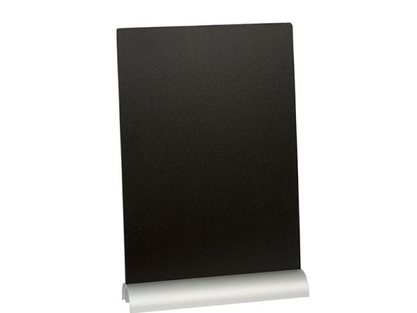 Taulu Securit A4 29x11x6 cm, valkoinen merkkikynä, Alu jalka, 6 kpl/krt
