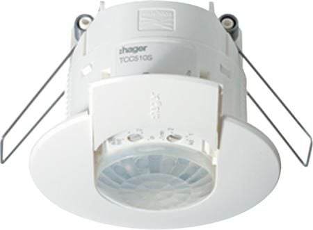 Hager TCC510S, -10 - 45 °C, Valkoinen, ABS-synteettinen, 1 kpl