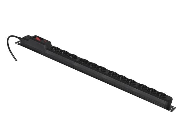 Activejet COMBO/12GN/1,5M/CZ, 1,5 m, 12 AC-pistorasia(a), Sisätila, Tyyppi E, Tyyppi E, Muovi