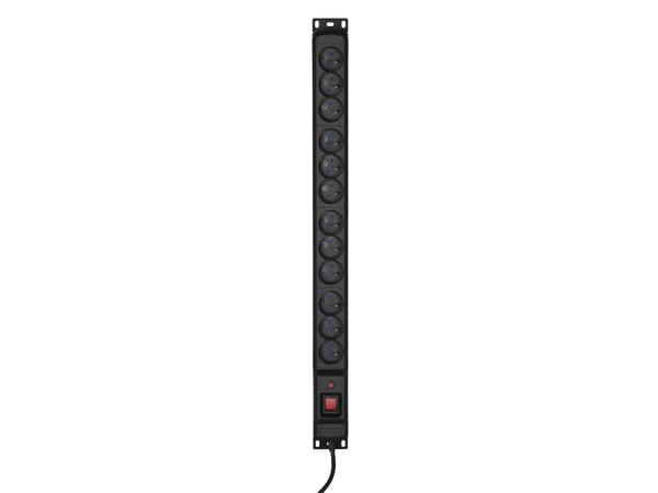 Activejet COMBO/12GN/5M/CZ, 5 m, 12 AC-utgångar, inomhus, Typ E, Typ E, Plast