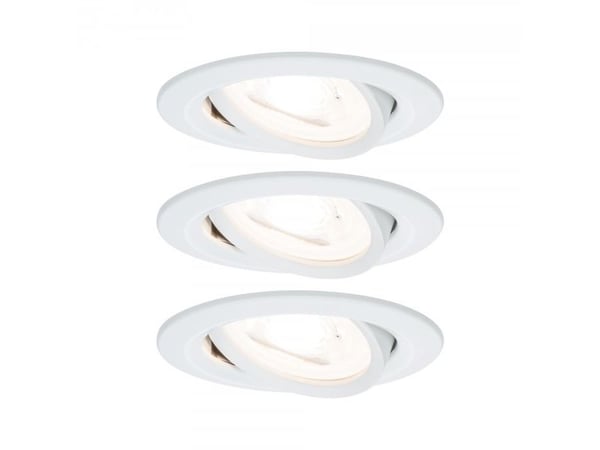 Paulmann 934.67, Indbygget lysplade, GU10, 3 pære(r ), LED, 2700 K, Hvid