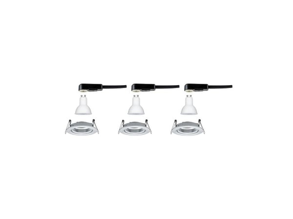 Paulmann 934.69, GU10, 3 ampuller, LED, 19,5 W, 460 lm, Aluminium