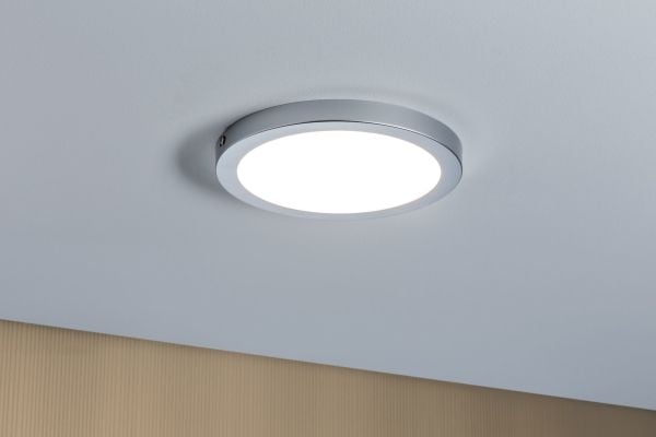 Paulmann Atria, 1 ampuller, LED, 4000 K, 1150 lm, IP20, Kromfarget