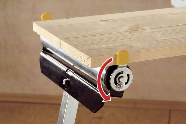 wolfcraft GmbH 6119973, Bærbar arbeidsbenk, Sort, 60 kg, 640 - 1000 mm, 3,9 kg, 1 stykker