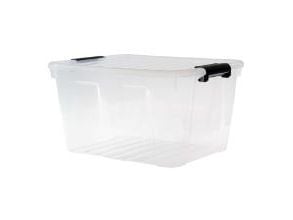 Opbevaringsbox Home BOX 31 ltr 456x359x251 mm PP med låg,36 krt x 5 stk/pl - (180 stk.)