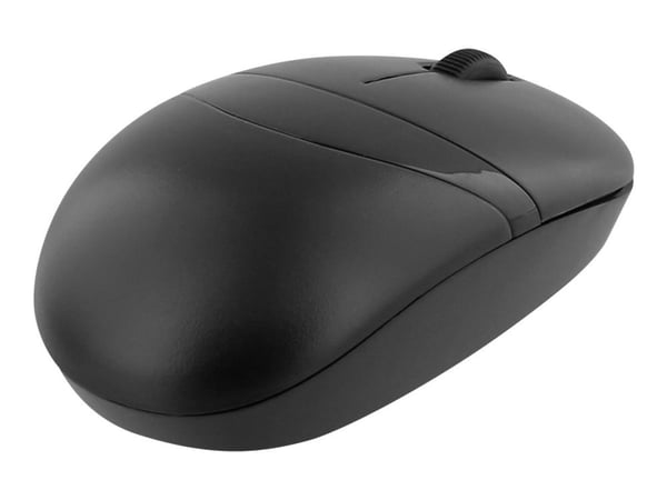 DELTACO TB-114-LT - Tastatur- og mussett - trådløs - 2.4 GHz - Litausk - svart