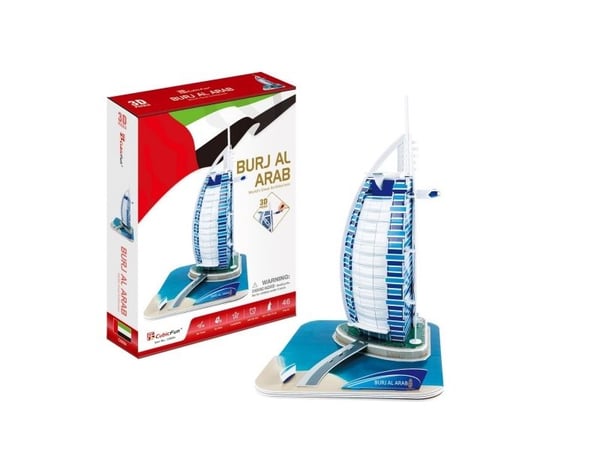 3D PALAPELI PILVENPIIRTÄJÄ BURJ AL ARAB 44 EL. - C065H/306-01037