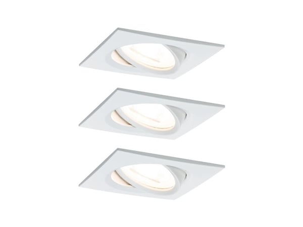 Paulmann 934.54, 3 ampuller, LED, 19,5 W, 460 lm, Hvit