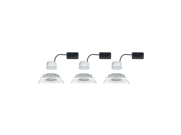 Paulmann 934.54, 3 ampuller, LED, 19,5 W, 460 lm, Hvit