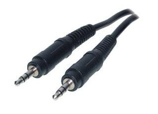 S-Conn 1.5m 3.5mm, 3.5mm, Hankjønn, 3.5mm, Hankjønn, 1,5 m, Sort