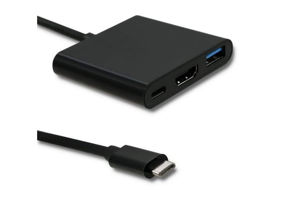 Qoltec - Telakointiasema - USB-C 3.1 - HDMI