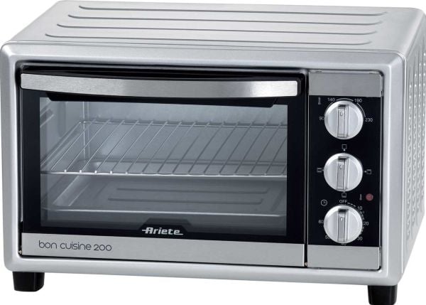 Ariete 00C098121AR0, 20 L, Svart, Silver, Fristående, Roterande, 90 - 230 °C, Mekanisk