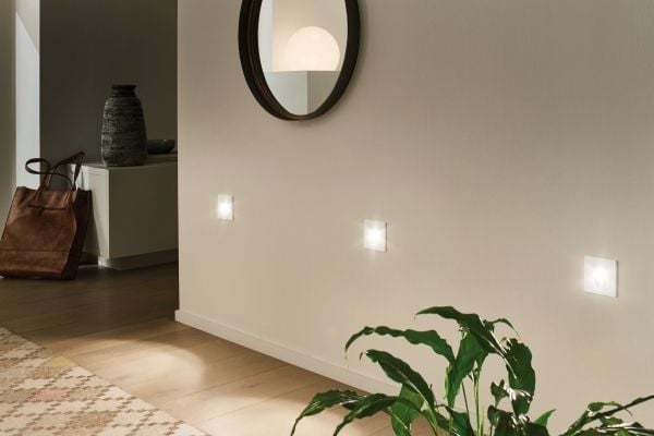 Paulmann 929.22, Nedtryckbar spotlight, LED, 50 LM, Vit