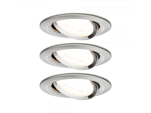 Paulmann 934.29, Indbygget lysplade, GU10, 3 pære(r ), LED, 2700 K, Hvid