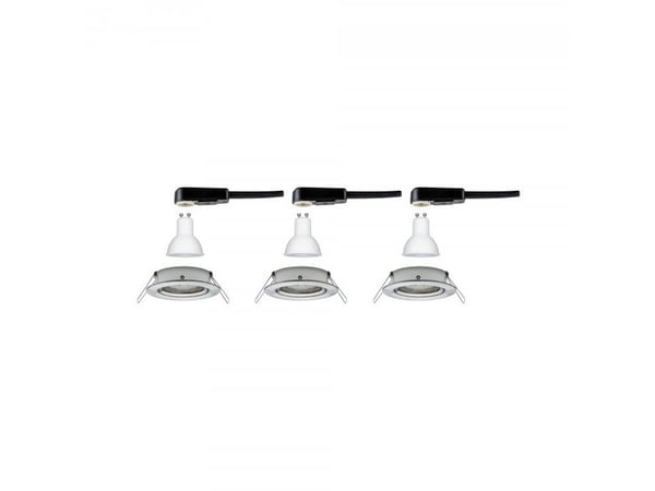 Paulmann 934.29, Indbygget lysplade, GU10, 3 pære(r ), LED, 2700 K, Hvid