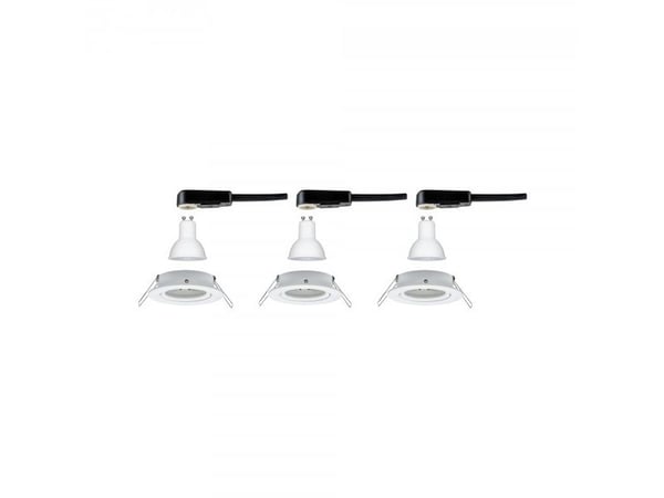 Paulmann 934.31, Indbygget lysplade, GU10, 3 pære(r ), LED, 2700 K, Hvid