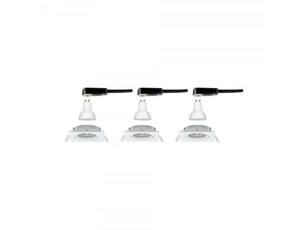 Paulmann 934.72, Indbygget lysplade, GU10, 3 pære(r ), LED, 2700 K, Hvid