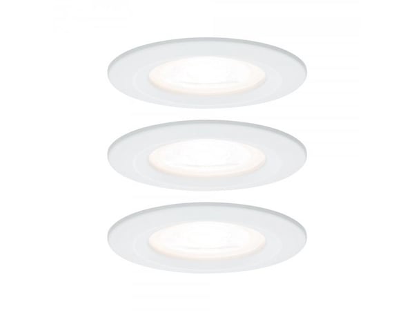Paulmann 934.78, Indbygget lysplade, GU10, 3 pære(r ), LED, 2700 K, Hvid
