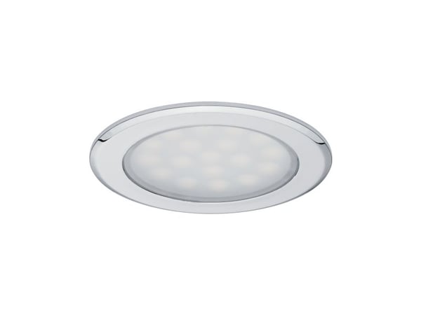 Paulmann 999.20, Innsunket spotlight, LED, 2,5 W, 3000 K, 225 lm, Kromfarget