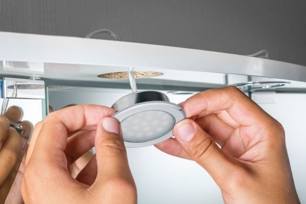 Paulmann 999.20, Innsunket spotlight, LED, 2,5 W, 3000 K, 225 lm, Kromfarget
