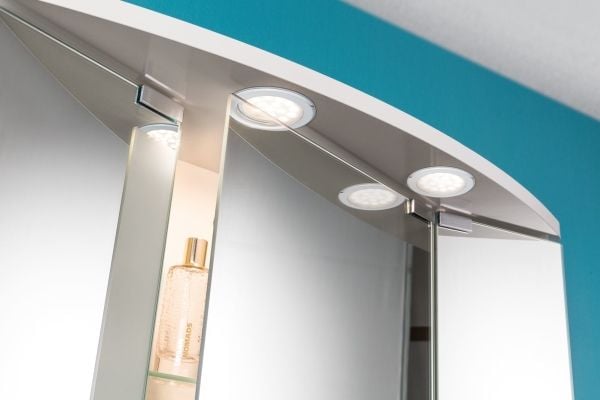 Paulmann 999.20, Innsunket spotlight, LED, 2,5 W, 3000 K, 225 lm, Kromfarget