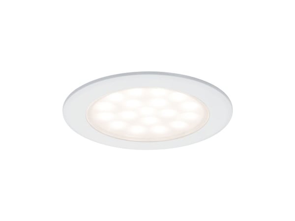 Paulmann 999.21, Innfelt lyspanel, LED, 2,5 W, 3000 K, 225 lm, Hvit
