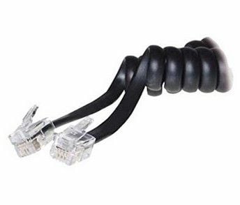 S-Conn 70135-7.5, 7,5 m, RJ-10, RJ-10, Svart, Hanstik