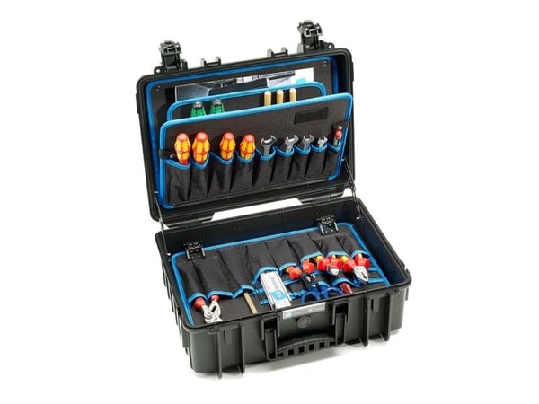 B&W tool.case JET 5000 - Hard eske for verktøy - polypropylen - svart