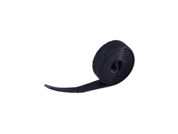 Klettverschlussband 19mm schwarz 1,0m