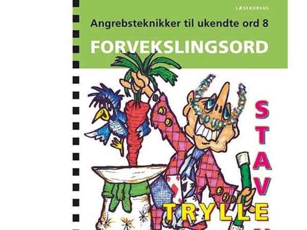 Trollstaven lesekurs 8. forvekslingsord - 5 stk. | Jens Porsborg Larsen | Språk: Dansk