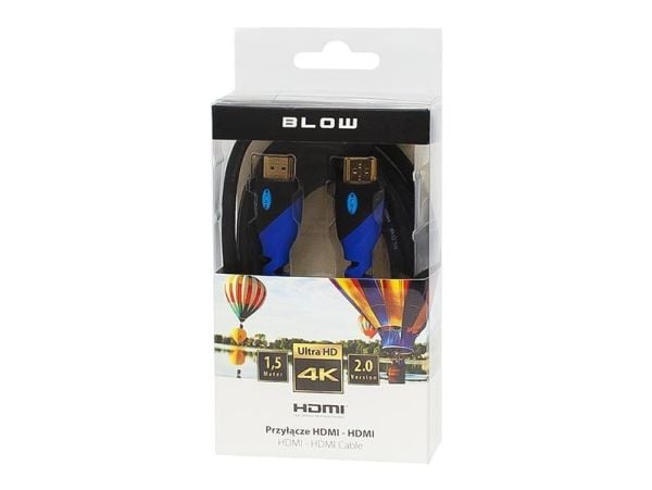 Blow HDMI - HDMI-kabel 1,5 m svart (92-637#)