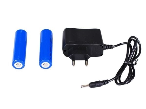 libox LB0106 - Hodelykt - LED - 4-modus - kald hvitt lys - svart, rød