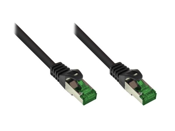Alcasa 8062-H050S, 5 m, Cat6a, S/FTP (S-STP), RJ-45, RJ-45, Sort
