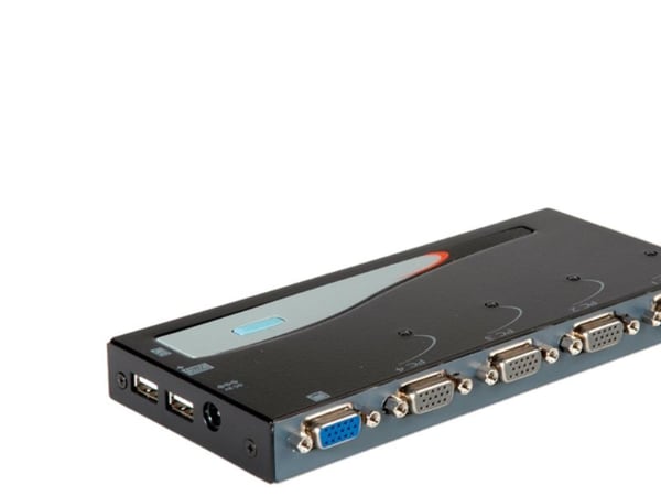 ROLINE KVM Switch "Desktop", 1920 x 1440 pixlar, Svart